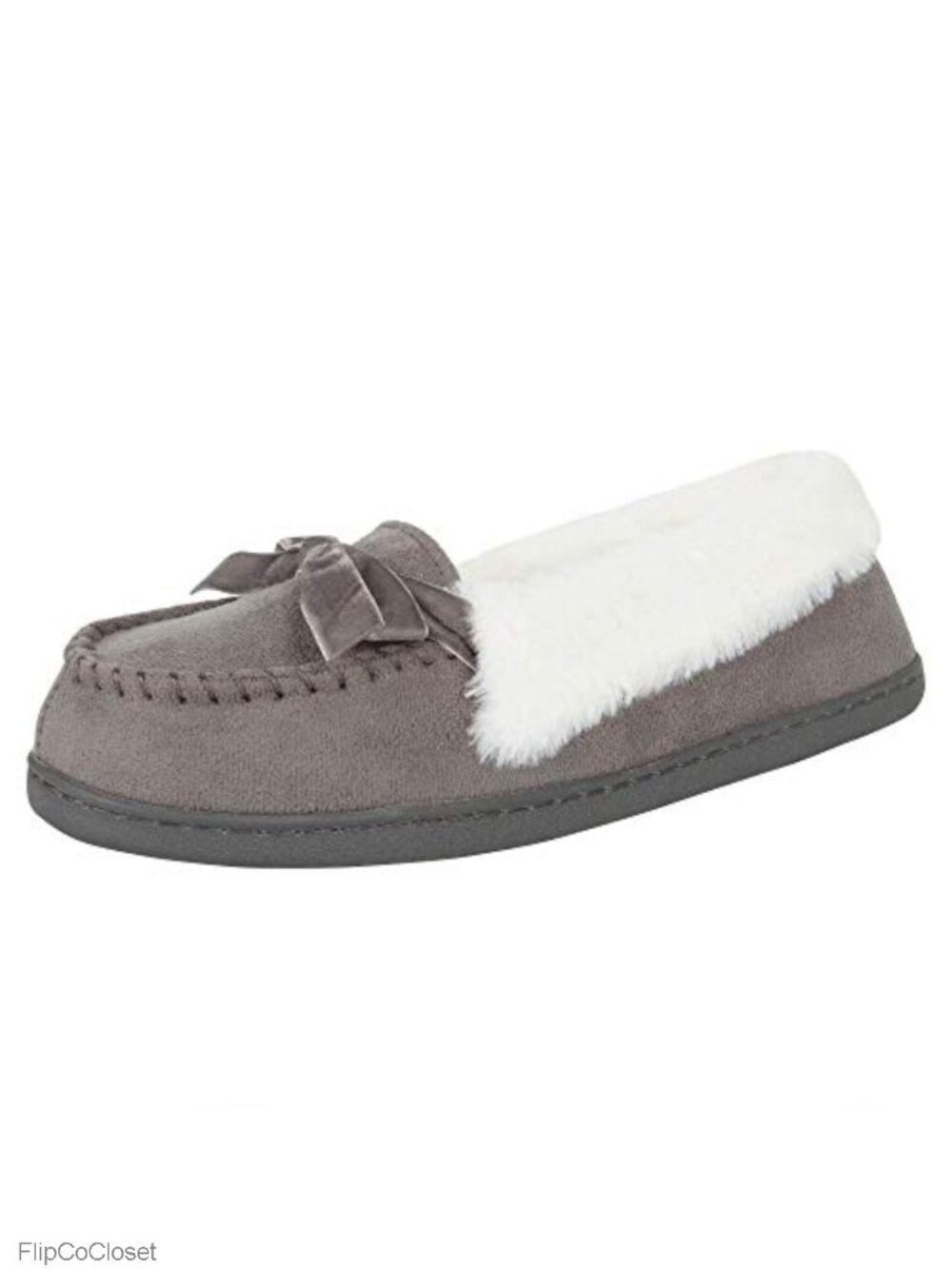 Micro Suede Mocc Memory Foam Plush Lined Indoor Outdoor